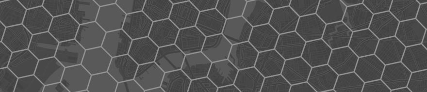 Uber H3 hexagonal cells displayed over New York City
